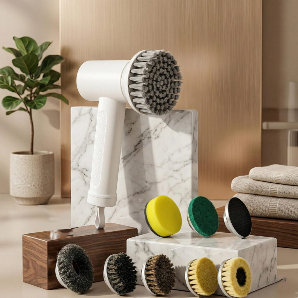 Multifunctional 8 in 1 Wireless Electric Magic Brush Spin Scrubber Scrub Cleaning Brush